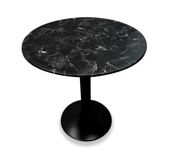 Alcantara Black Stone 70 CM Isotop Plus® Table Top